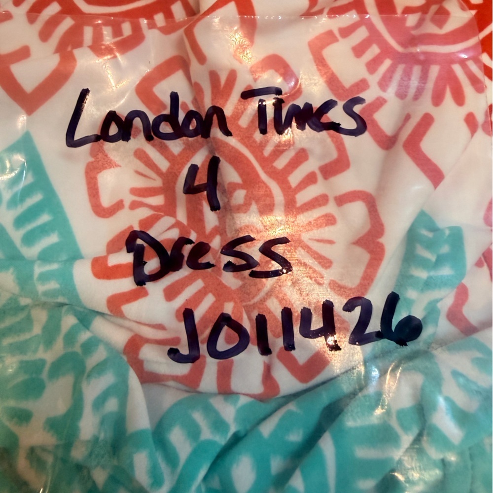 London Times Multicolor Boho Halter Dress Braided Neck Size 4 - Picture 11 of 11